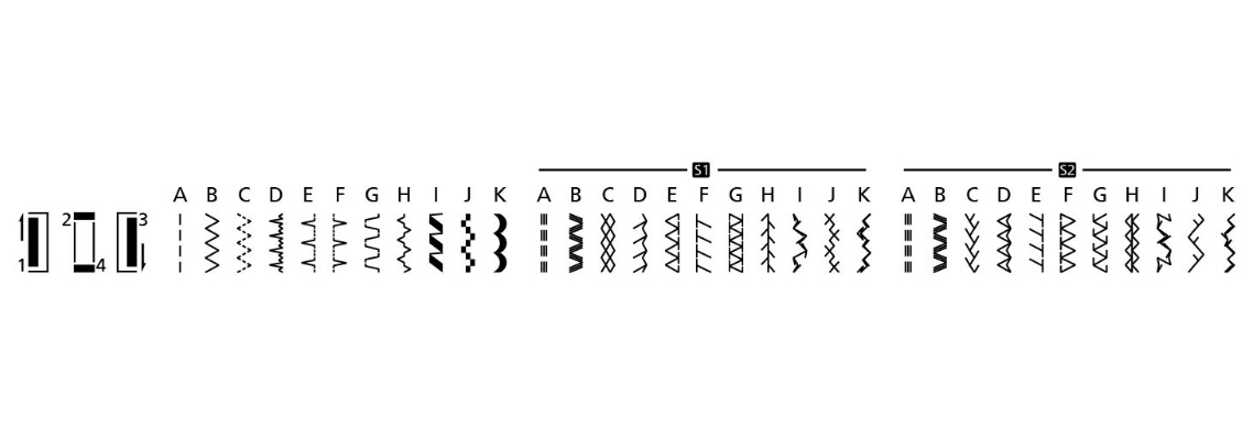 Patterns Necchi sewing machine K408A